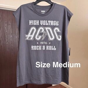 AC/DC Charcoal High Voltage Graphic Tee